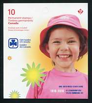 Girl Guides of Canada Mint Booklet of 10 Canada, 2010